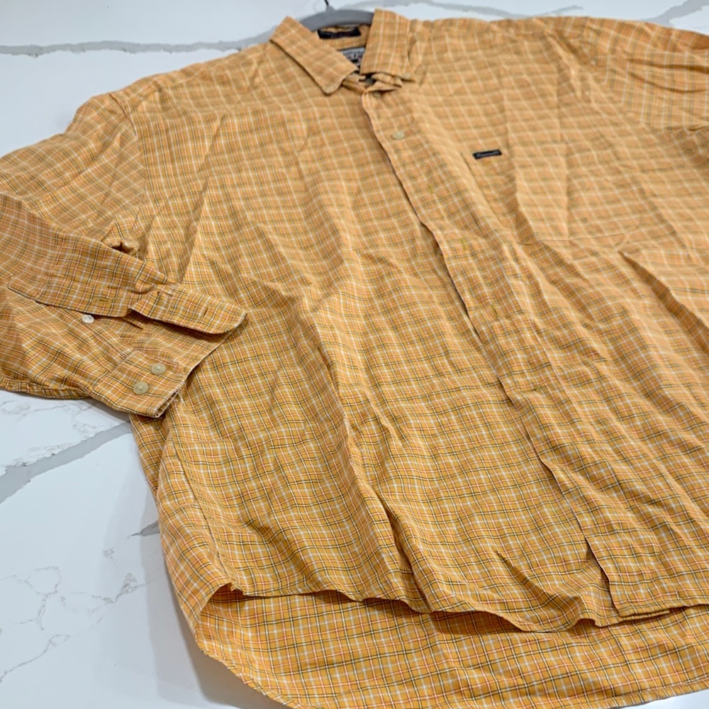 Faconnable button down, Oxford, plaid size medium
